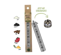 pandoo pandoo Reisegewürz Set aus Aluminium mit Streuaufsatz – Produktbild 1 von 1
