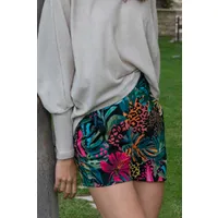 WiDDA Widda Damen vegan Shorts Shorti Tropical Multicolor – Produktbild 1 von 1