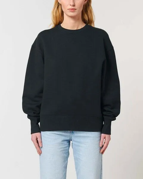 YTWOO YTWOO Dicker schwerer Sweater aus Bio-Baumwolle | Pullover oversized, Schwarz, – Produktbild 4 von 4