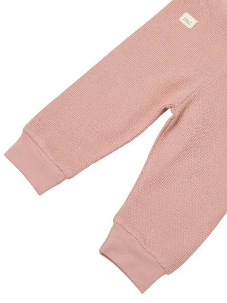 Biorganic Biorganic Waffle Smile Baby Hose, Coral, – Produktbild 4 von 4