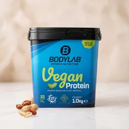Bodylab24 Vegan Protein - 1000g - Peanut – Produktbild 1 von 1