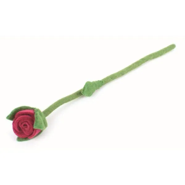 El Puente El Puente Deko-Blume "Rose" | Fair Trade & Handmade aus Nepal, Rosa, – Produktbild 2 von 3