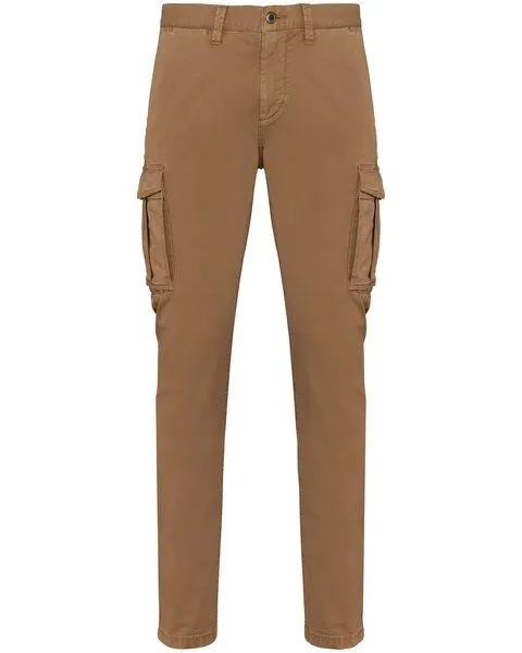 Greenspired Greenspired Umweltfreundliche ausgewaschene Cargohose aus 100 % Biobaumwolle, 250 g/m² 42-54, Verwaschenes kamel, – Produktbild 1 von 2