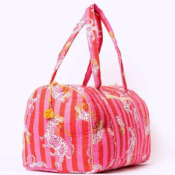KIKOONI KIKOONI handgefertigte große Baumwolltasche "K. Shopper", Mysty dragon love, – Produktbild 3 von 4