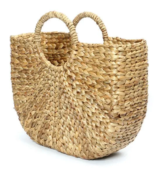 Bazar Bizar Bazar Bizar The Sunset Korbtasche aus natürlicher Wasserhyazinthe – Produktbild 2 von 4