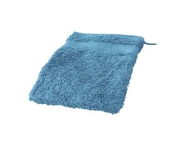 Cotonea Cotonea Bio Frottier-Waschhandschuh, Atlantik (blau), – Produktbild 2 von 3