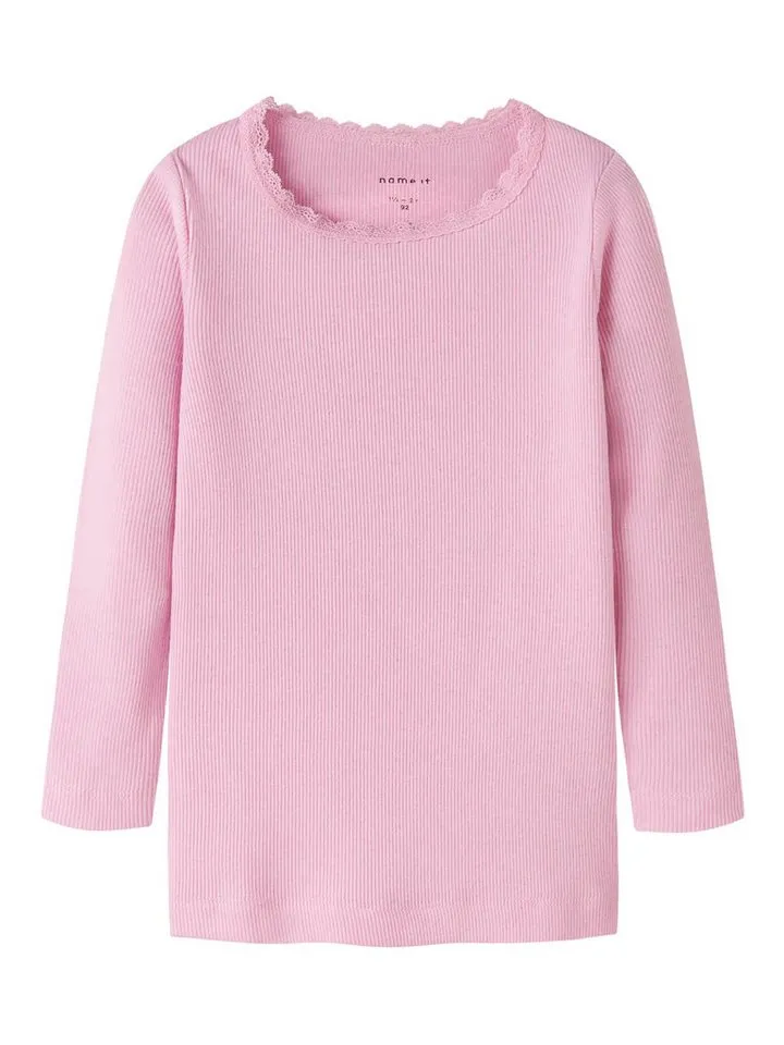 name it name it Langarmshirt NMFKAB LS TOP, Lila, – Produktbild 1 von 3