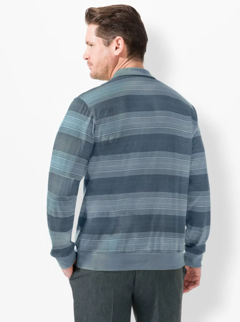 marco donati Langarm-Shirt blau-gestreift, Blau-gestreift, – Produktbild 1 von 2