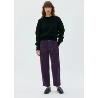 Maska Maska – Cordhose Ruth Barrel Leg Trouser, Lila (elderberry), – Produktbild 1 von 1