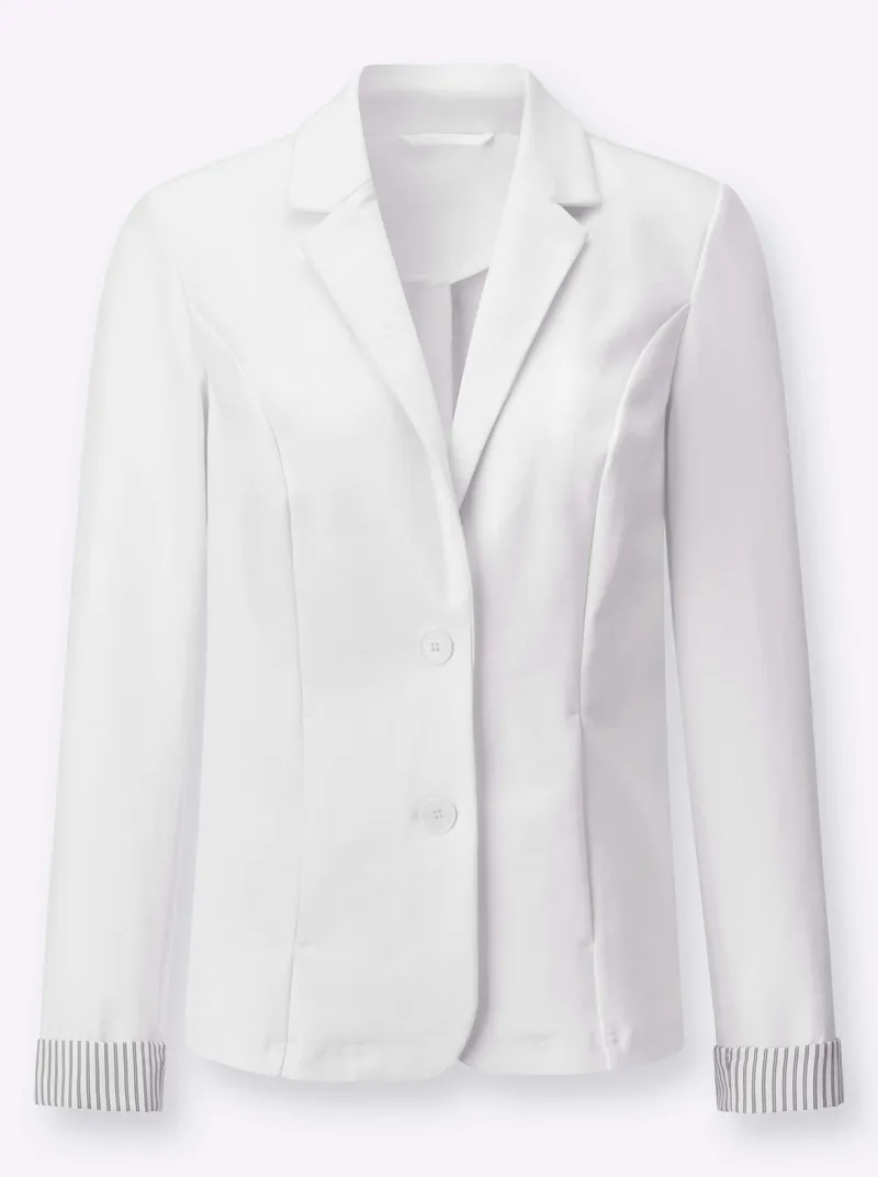 Witt Jerseyblazer, Weiß, – Produktbild 1 von 2