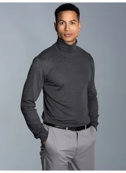 Trigema Rollkragenshirt TRIGEMA Langarm Ski- und Sport-Rollkragenpullover (1-tlg) – Produktbild 1 von 1