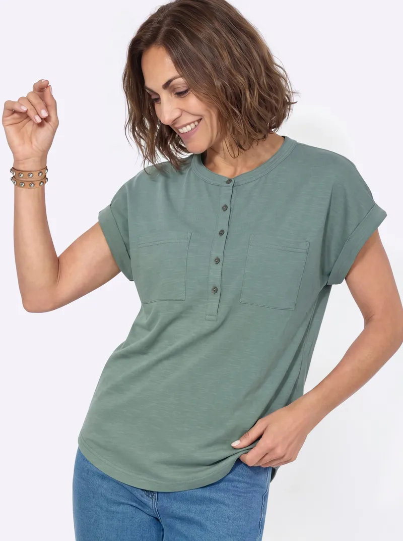 Witt Kurzarmshirt jade, Jade, – Produktbild 2 von 2