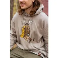 LAKOR LAKOR Hoody aus Bio-Baumwolle - Snooze Moose - Fallen Rock – Produktbild 1 von 1
