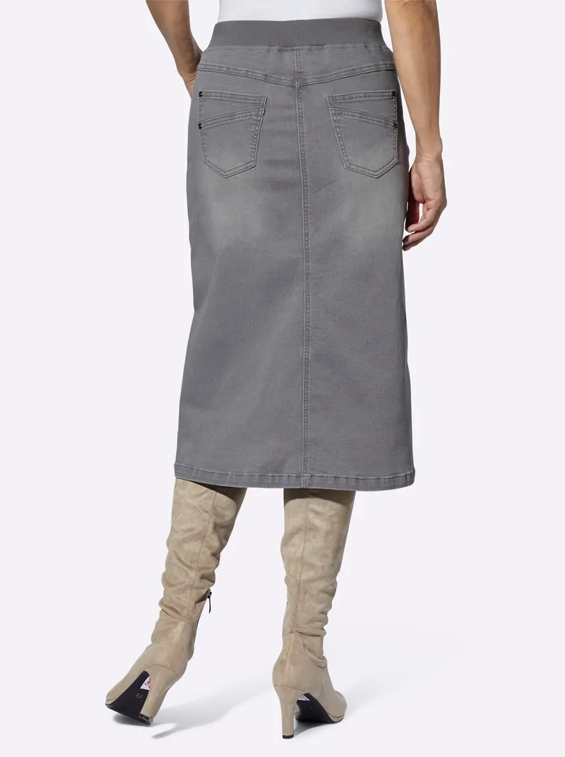 Witt Jeansrock grey-denim, Grey-denim, – Produktbild 2 von 2