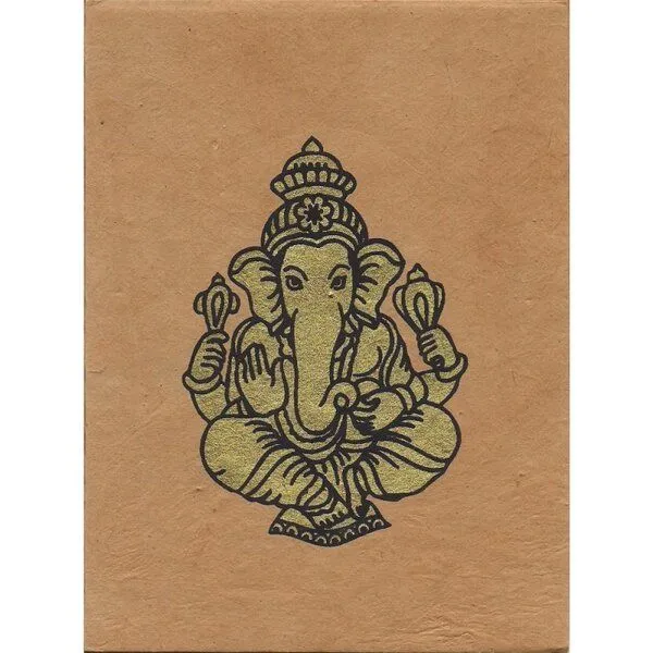 Just Be Just Be Briefkarte Ganesh, Beige, – Produktbild 1 von 3