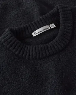 KnowledgeCotton Apparel KnowledgeCotton Apparel Damen vegan Pullover Soufflé Garn Schwarz Jet – Produktbild 1 von 1