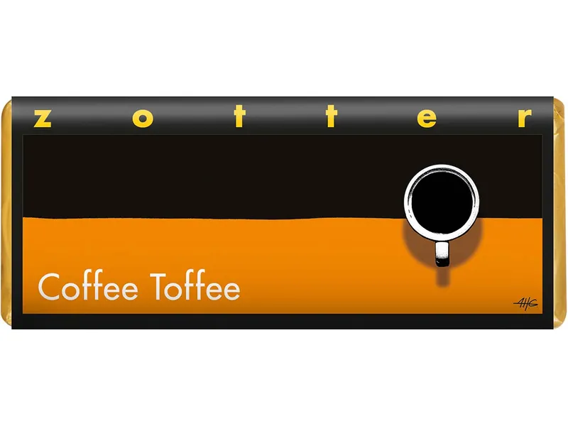 Zotter Zotter Bio-Schokolade "Coffee Toffee" Kaffeekuvertüre, 70 g – Produktbild 1 von 1