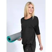 Magadi Magadi Yoga Shirt SARA aus Naturmaterial, Schwarz, – Produktbild 1 von 1