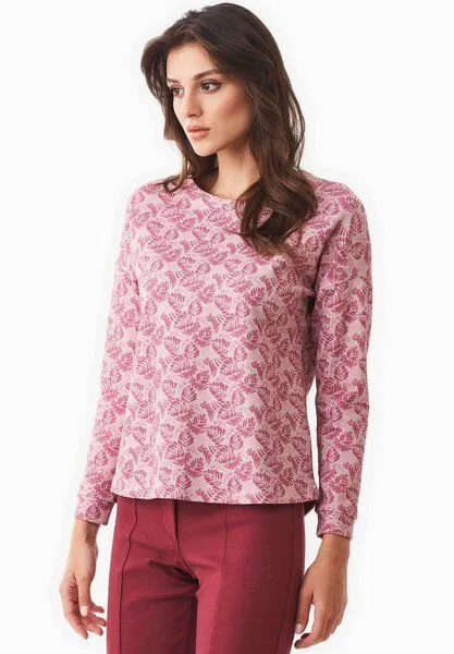 ORGANICATION ORGANICATION Langarmshirt aus Bio-Baumwolle und TENCEL Modal, Autumn leaves, – Produktbild 4 von 4