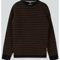 LAKOR LAKOR Faroese Fisher Knit (navy/brown) – Produktbild 1 von 1