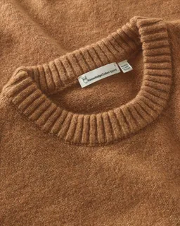 KnowledgeCotton Apparel KnowledgeCotton Apparel Damen vegan Pullover Soufflé Garn Lion Braun – Produktbild 1 von 1