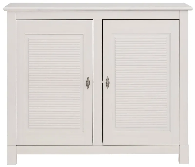 OTTO home Kommode Rauna, Breite 118 cm, aus massiver Kiefer, FSC®-zertifiziert, Weiß, – Produktbild 4 von 5