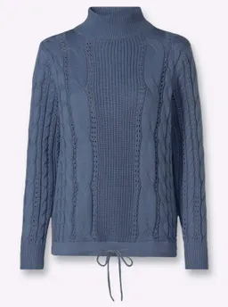 Witt Stehkragenpullover rauchblau – Produktbild 1 von 1