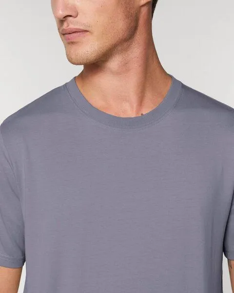 YTWOO YTWOO Herren schweres Bio T-Shirt. Männer Premium Basic Shirt. Heavy Cotton, Lavagrau, – Produktbild 2 von 3