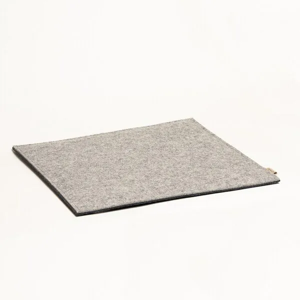 Gottstein GOTTSTEIN® Filz-Sitzkissen eckig aus 100% Schurwolle Ø 35 & 40 cm, Hell-braun, – Produktbild 3 von 4