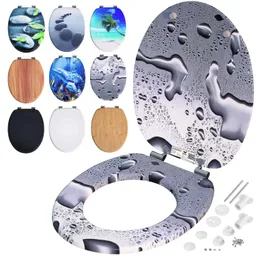 Casaria® Toilettensitz Waterdrops mit Absenkautomatik – Produktbild 1 von 1