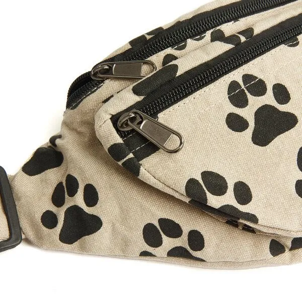 short'n'pietz short'n'pietz handgenähte Gürteltasche mit verstellbarem Gürtel, Weiss, – Produktbild 7 von 8