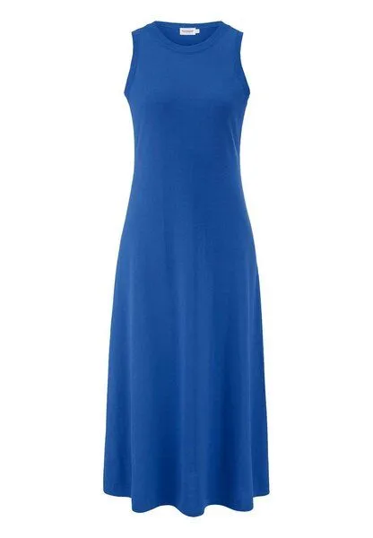 hessnatur hessnatur Strickkleid Regular aus reiner Bio-Merinowolle, Kobalt, – Produktbild 3 von 4