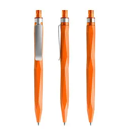 prodir prodir® Druckkugelschreiber QS20 PMS Push, blaue Mine, orange – Produktbild 1 von 1