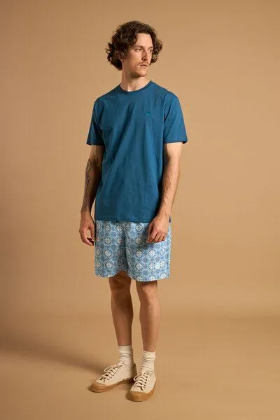 Trendsplant Trendsplant Tiles SEAQUAL®YARN Swim Trunks Light Blue, Blau, – Produktbild 4 von 4
