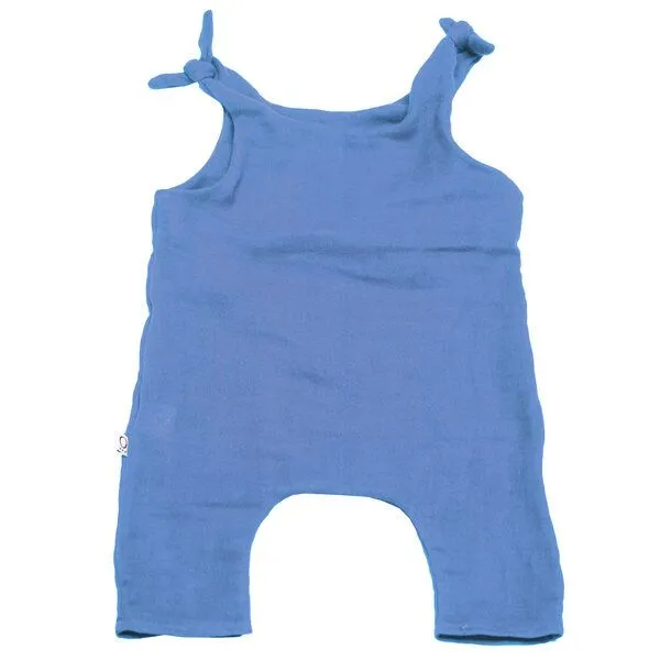 Frija Omina Frija Omina Baby-Strampler aus Bio-Musselin, Hellblau (blau), – Produktbild 1 von 4