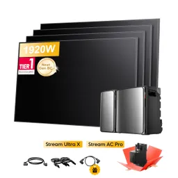 EcoFlow EcoFlow Stream Ultra X, All-in-One Speicher für Balkonkraftwerke, mit 4 x 480Wp Sunpro BC Bifazial Full Black Solarmodul, by Powerness - Stream Ultra X + Stream AC Pro | 5760Wh / Gratis Smart Meter / Selbstabholung – Produktbild 1 von 1