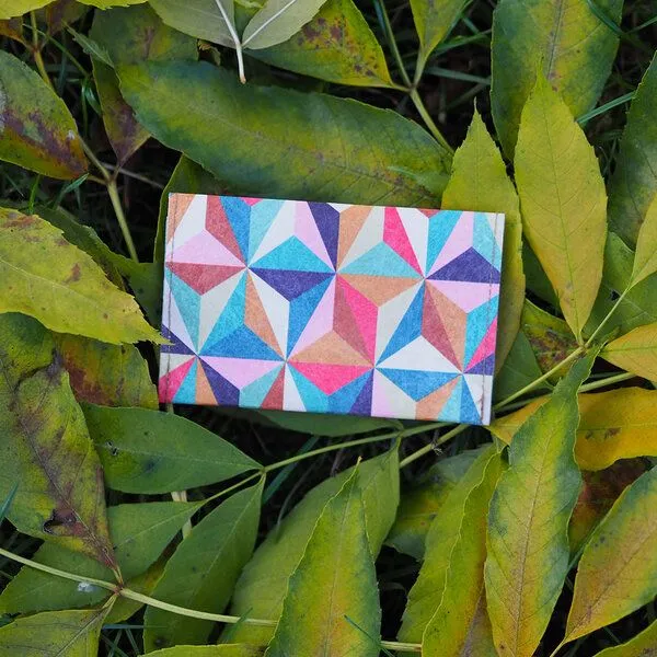paprcuts paprcuts RFID Kartenhalter, Abstract retro (bunt), – Produktbild 3 von 3