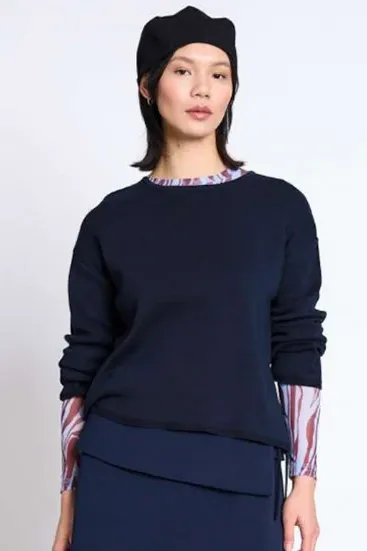 JAN N JUNE JAN 'N JUNE Damen vegan Pullover Williamsburg Nightfall Blue, Blau, – Produktbild 1 von 1