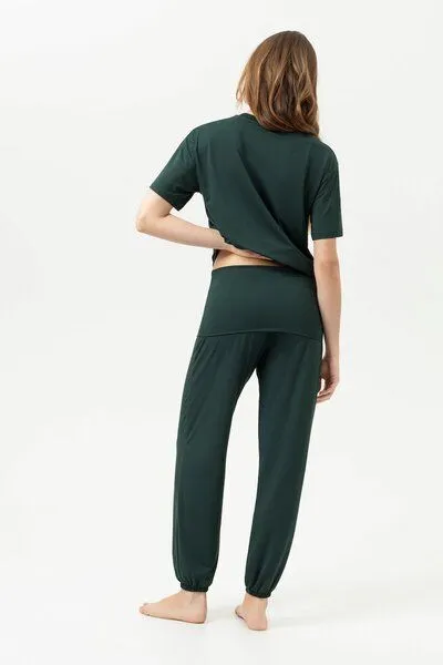 Soulwear Soulwear Yogahose | Umschlagbund | Comfy Flex, Mystic jade, – Produktbild 3 von 3