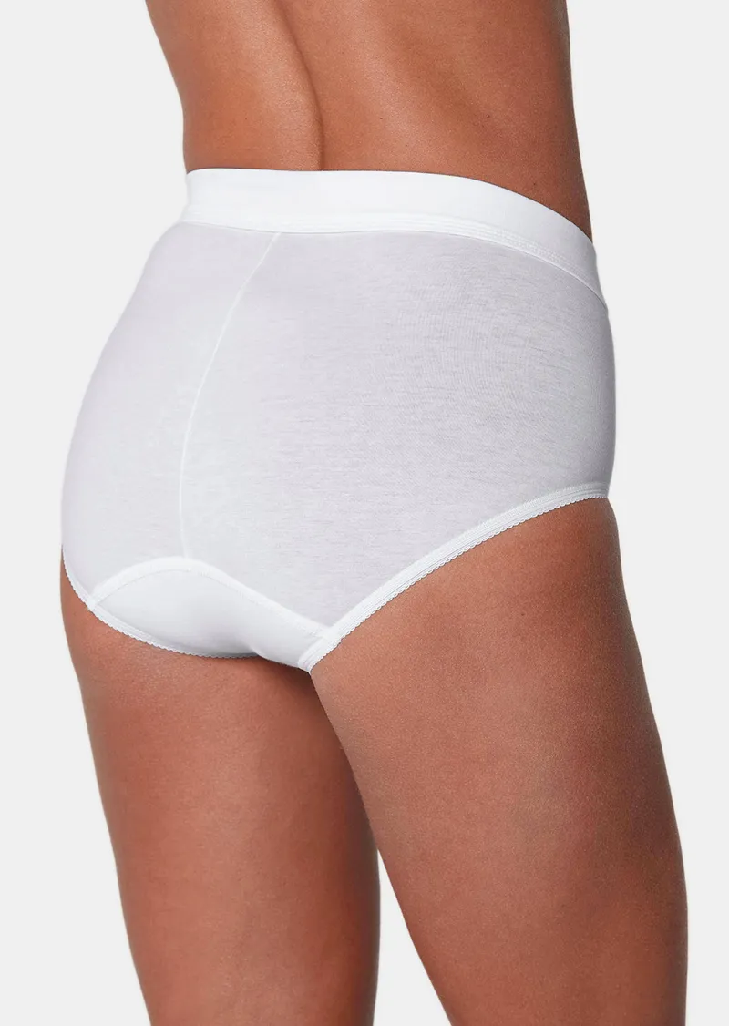 Sloggi Taillenslip im 2er-Pack - weiß - Gr. 38 von Goldner Fashion, Weiss, – Produktbild 5 von 6