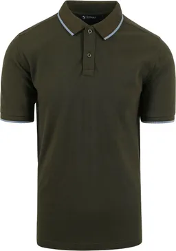 Suitable Suitable Respect Poloshirt Tip Ferry Olivgrün - Größe L – Produktbild 1 von 1