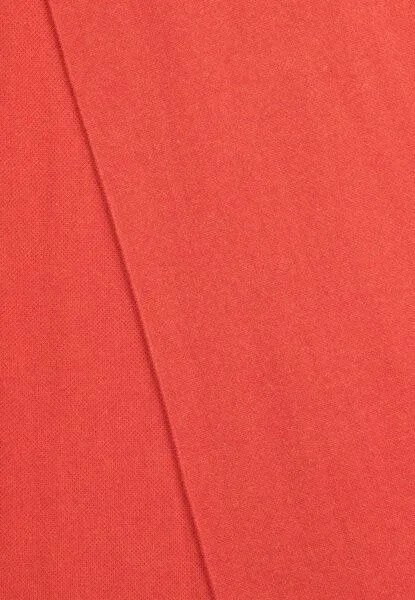 MELA MELA Jacquard Strick Schal Style ASMEE aus 100% Bio-Baumwolle, Red apple melange, – Produktbild 3 von 3