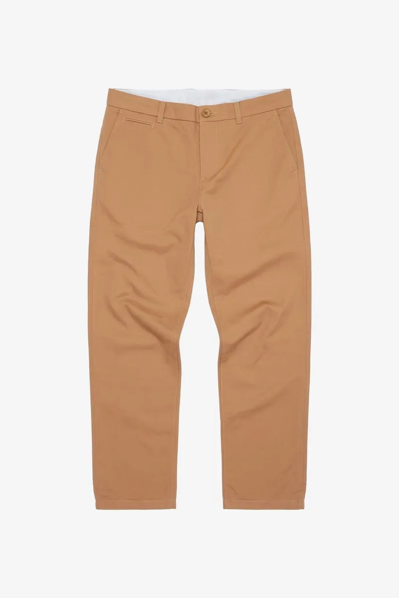 KnowledgeCotton Apparel KnowledgeCotton Apparel Herren vegan Chino-Hose Chuck Regular Twill Tuffet Beige, Beige, – Produktbild 3 von 4