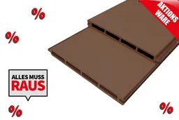 woodstore24 *Abverkauf* BPC Zaun / Sichtschutz / XL Steckzaun, Einzellamellen, Serie Texel XL, 1778 x 195 x 20 mm, Farbe braun – Produktbild 1 von 1