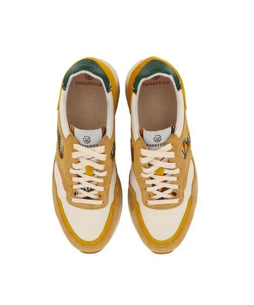 PANAFRICA PANAFRICA Arusha - Unisex Recycling Sneaker, Kiwano (gelb), – Produktbild 3 von 4