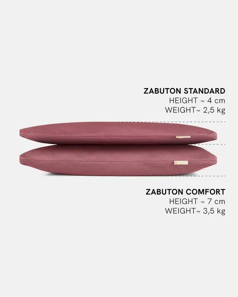 Lotuscrafts Lotuscrafts Meditationsmatte Zabuton Deluxe - Extra Dick - GOTS Zertifiziert, Natur, – Produktbild 4 von 4