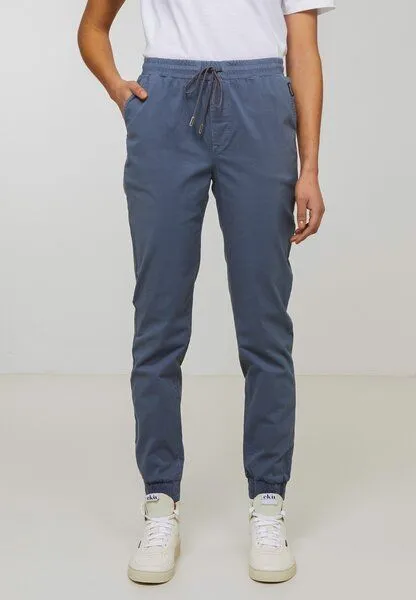recolution Damen Jogg Chino aus Bio-Baumwoll Mix - CALATHEA - recolution, Dove blue (blau), – Produktbild 3 von 4