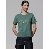 watapparel watapparel T-Shirt Frauen Mint Bike – Produktbild 1 von 1