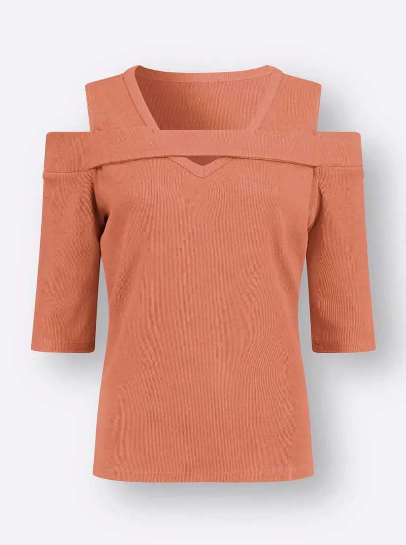 Witt 3/4-Arm-Shirt papaya, Papaya, – Produktbild 1 von 2
