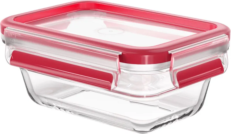 EMSA EMSA Frischhaltedose 'Clip und Close' aus Glas, rechteckig, 0,45 l – Produktbild 3 von 6